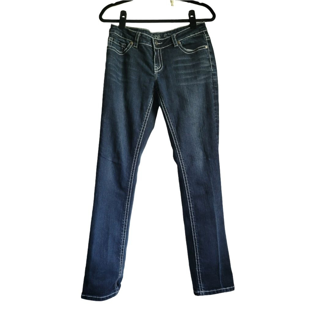 Women's Warehouse One Jeans Size 28 Blue Denim Mid Rise Relaxed Straight